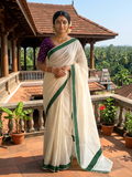 Kerala Cotton Kattikara Saree