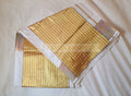 KERALA TRADITIONAL COTTON SAREE WITH GOLDEN KASAVU BORDER